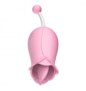 TAIWAN OMYSKY - Sweet Tongue Clit Massager Vibrator (Chargeable - Pink)